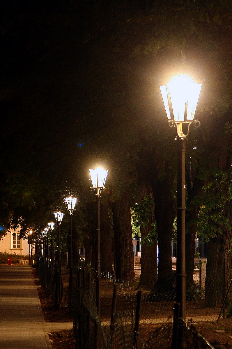 Ujazdowski Allee in Warschau, Polen